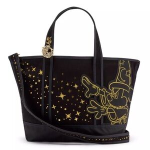 Fantasia Sorcerer Mickey Mouse Disney Store Est.1987 Canvas Tote Large Exclusive